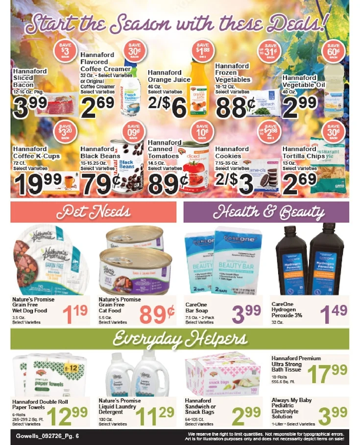 Gowell's Shop 'n Save Weekly Ad - Page 6