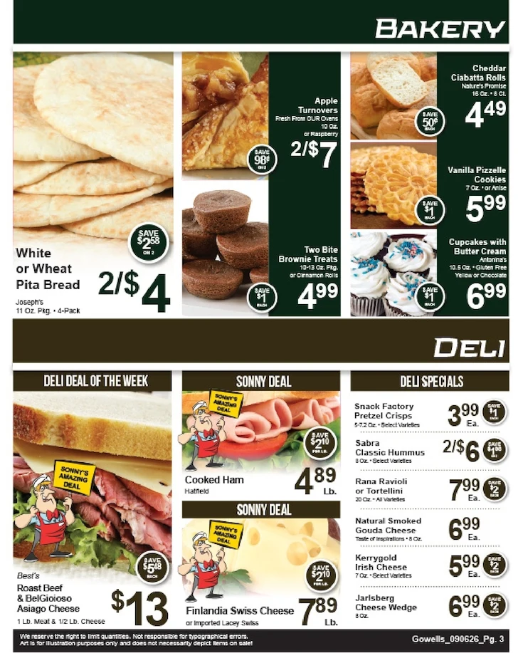 Gowell's Shop 'n Save Weekly Ad - Page 3