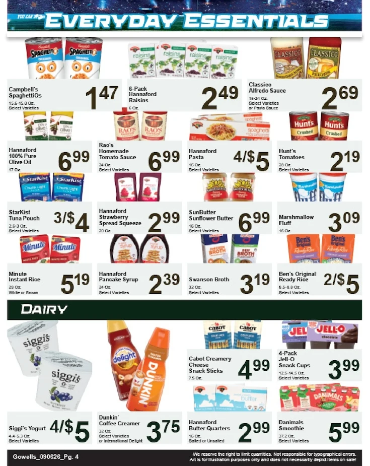 Gowell's Shop 'n Save Weekly Ad - Page 4