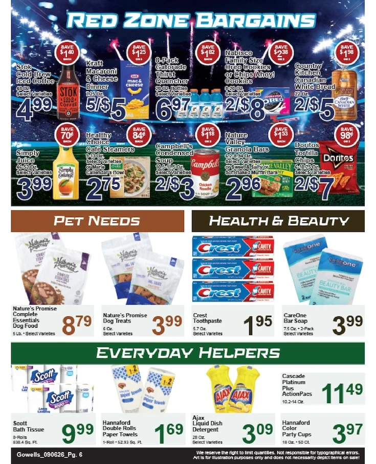 Gowell's Shop 'n Save Weekly Ad - Page 6
