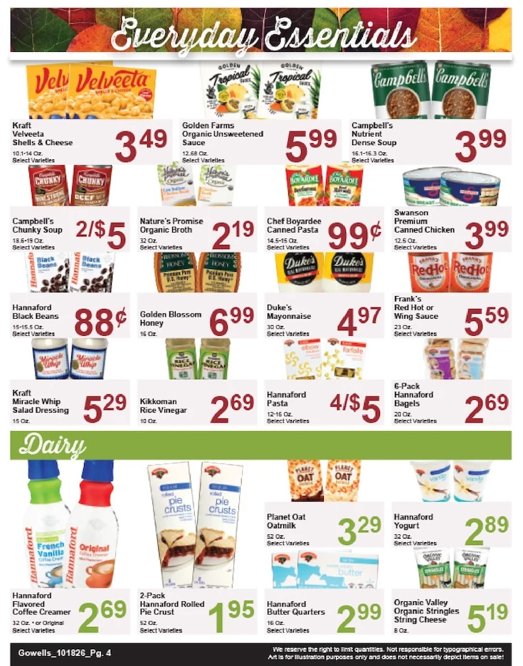 Gowell's Shop 'n Save Weekly Ad - Page 4