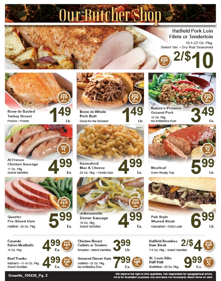 Gowell's Shop 'n Save Weekly Ad - Page 2