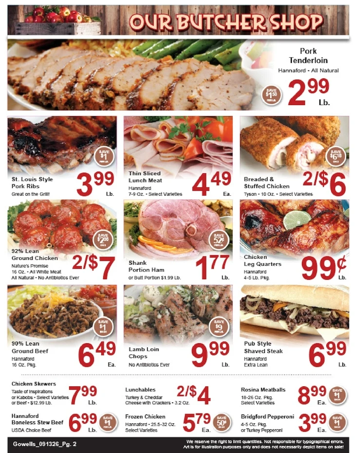 Gowell's Shop 'n Save Weekly Ad - Page 2