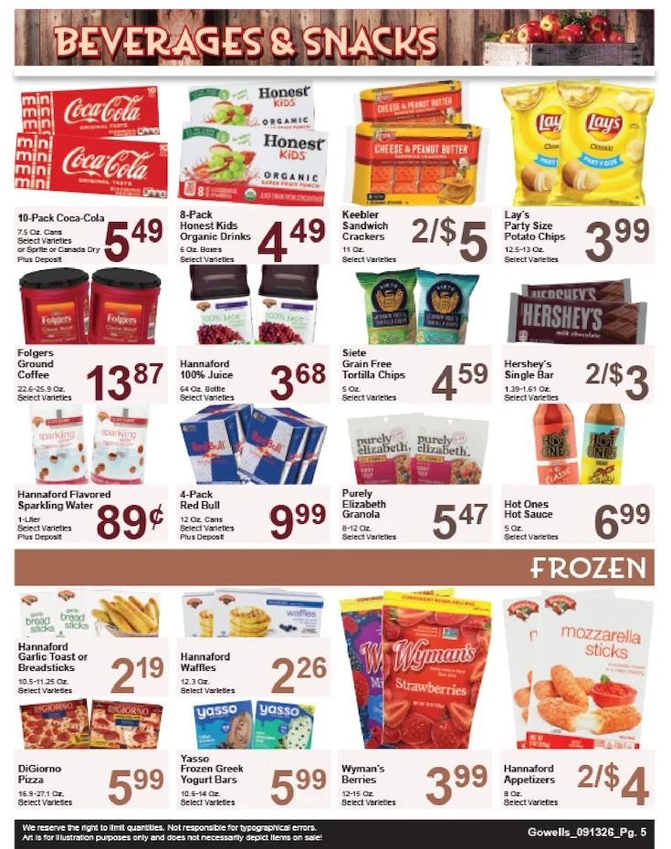 Gowell's Shop 'n Save Weekly Ad - Page 5