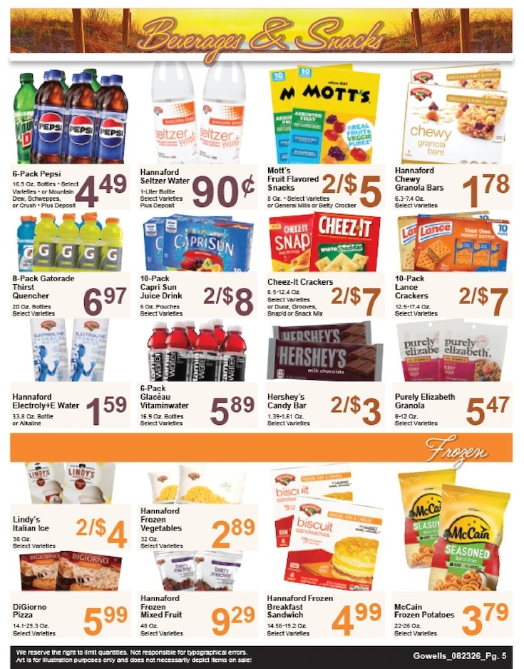 Gowell's Shop 'n Save Weekly Ad - Page 5