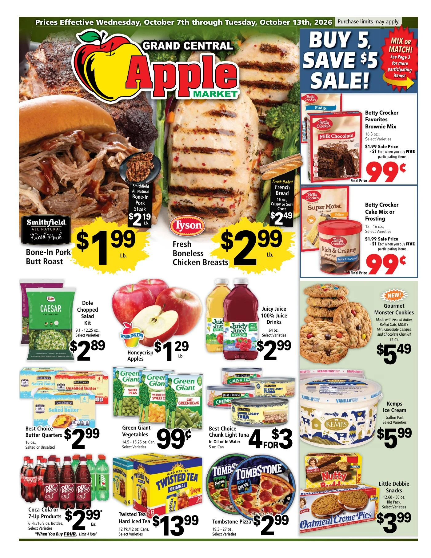 Grand Central Apple Market Weekly Ads - Page 1