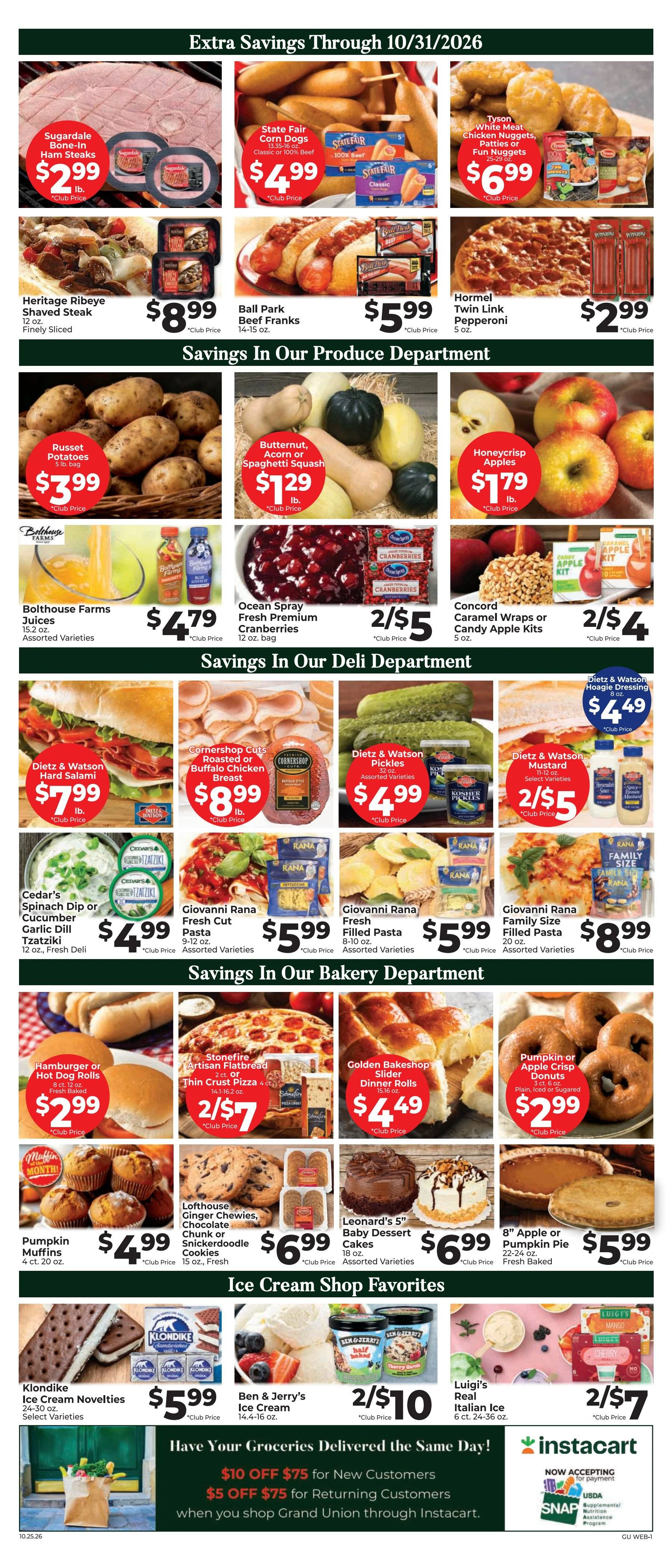 Grand Union Weekly Ad 10/24/2026 - 10/31/2026 - Page 3
