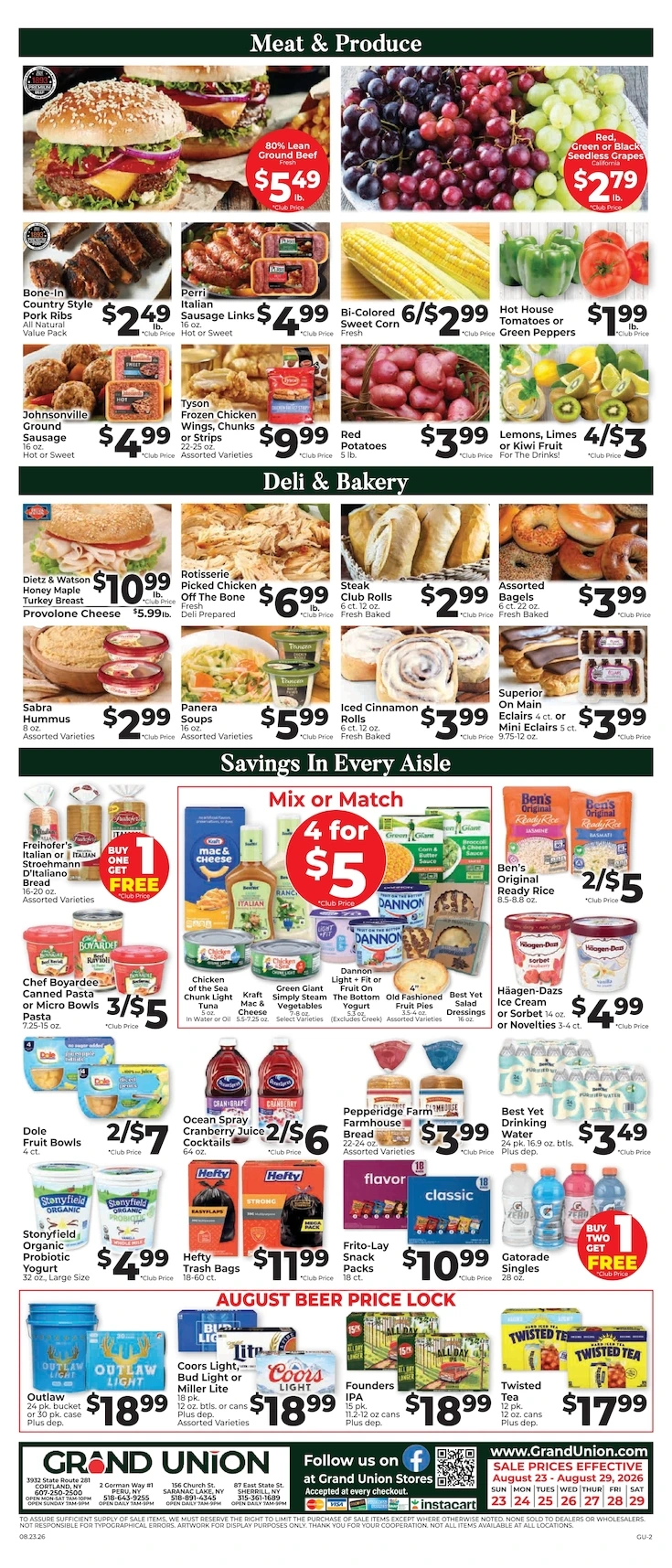 Grand Union Weekly Ad - Page 2