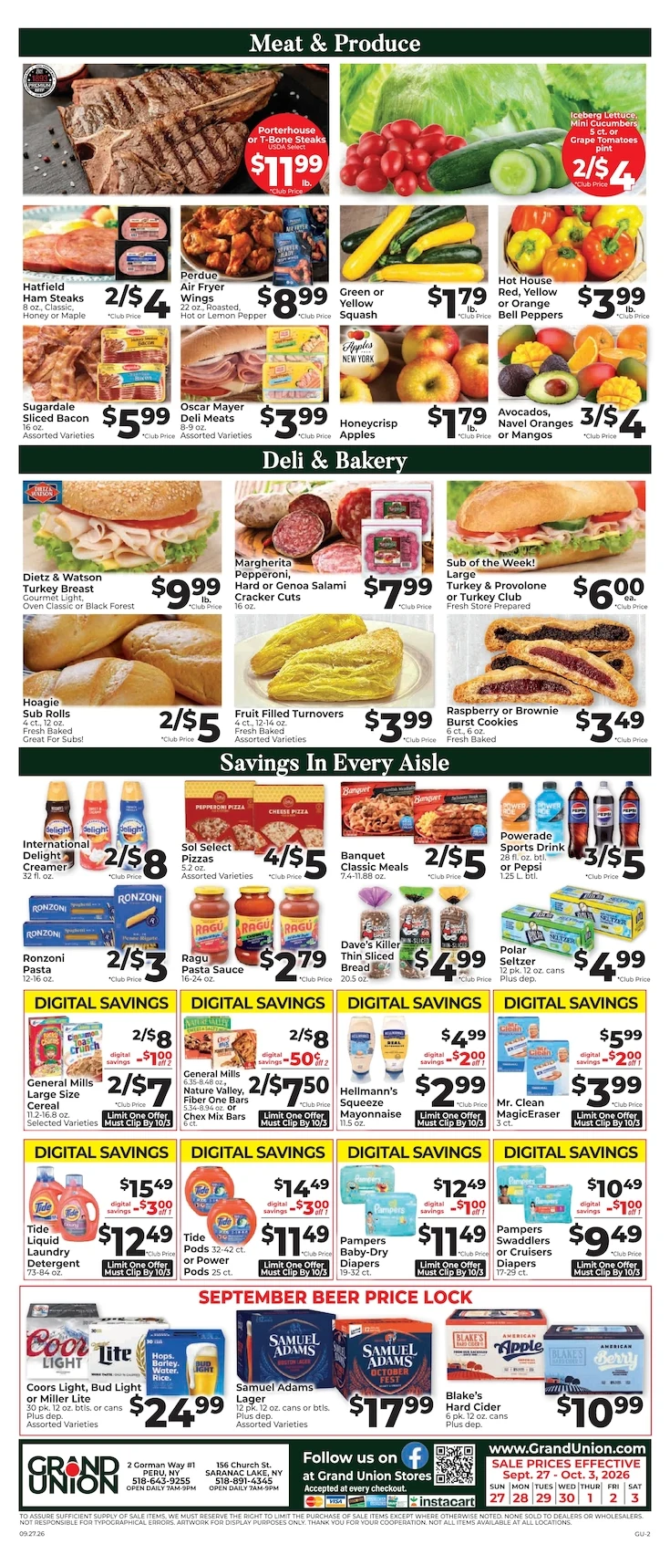 Grand Union Weekly Ad - Page 2