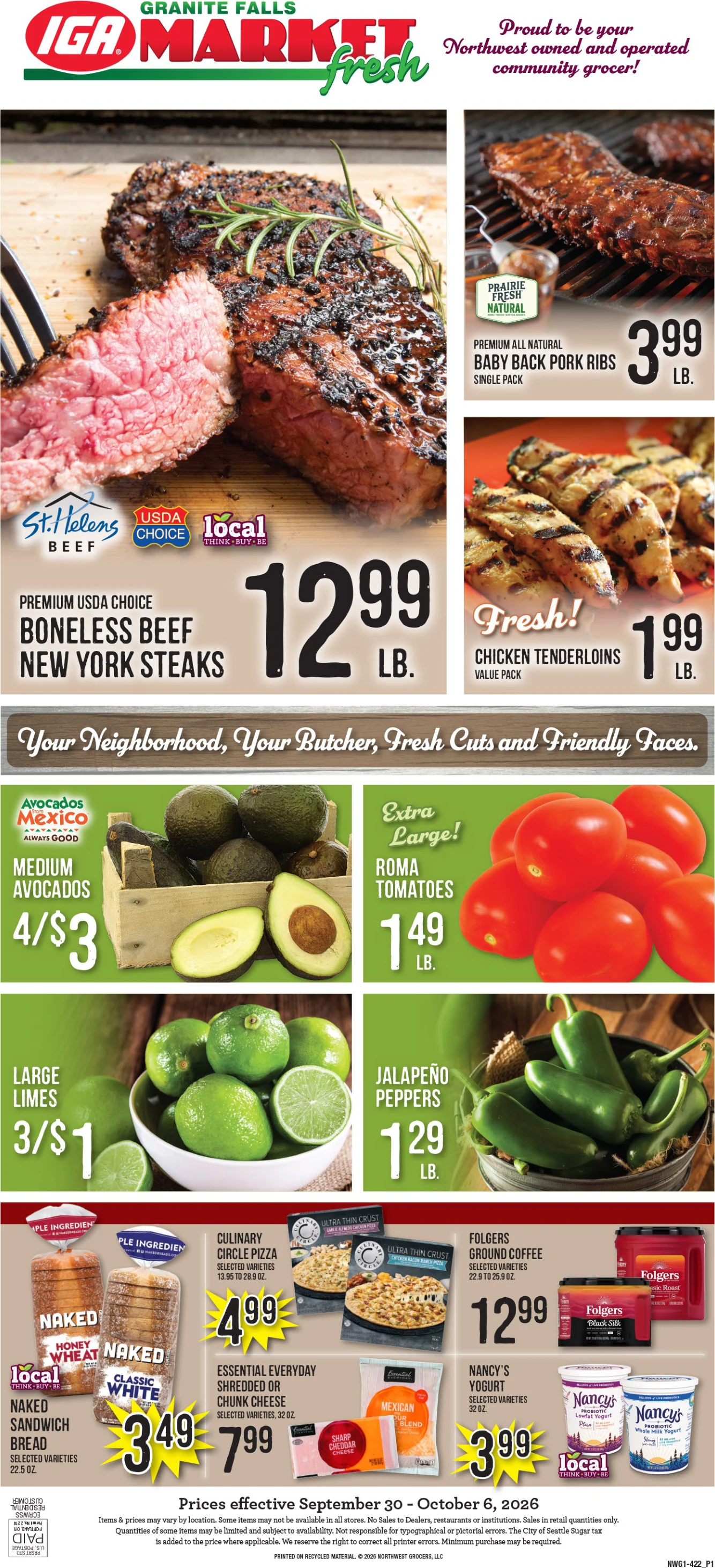 Granite Falls Market Fresh Granite Falls Market Fresh Weekly Ad - Page 1