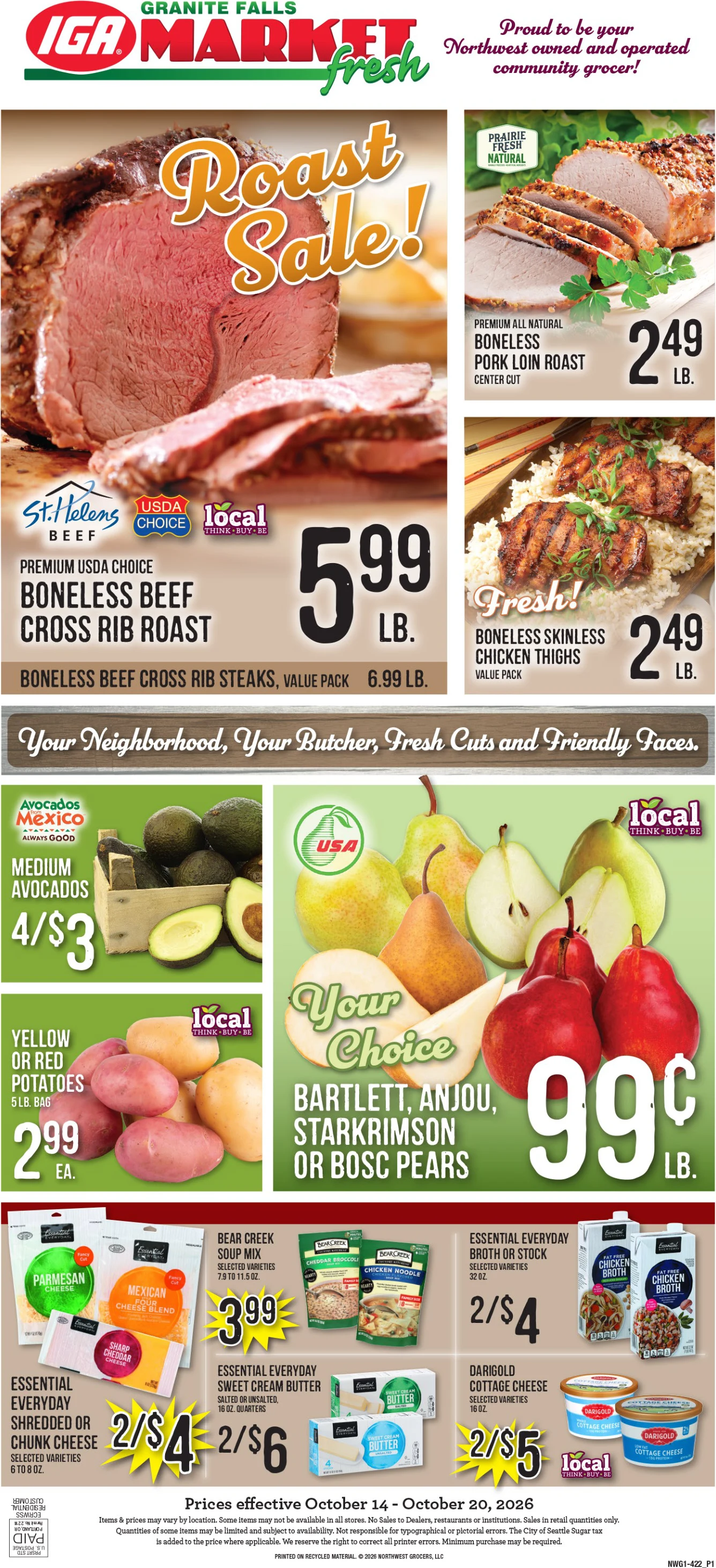 Granite Falls Market Fresh Granite Falls Market Fresh Weekly Ad - Page 1