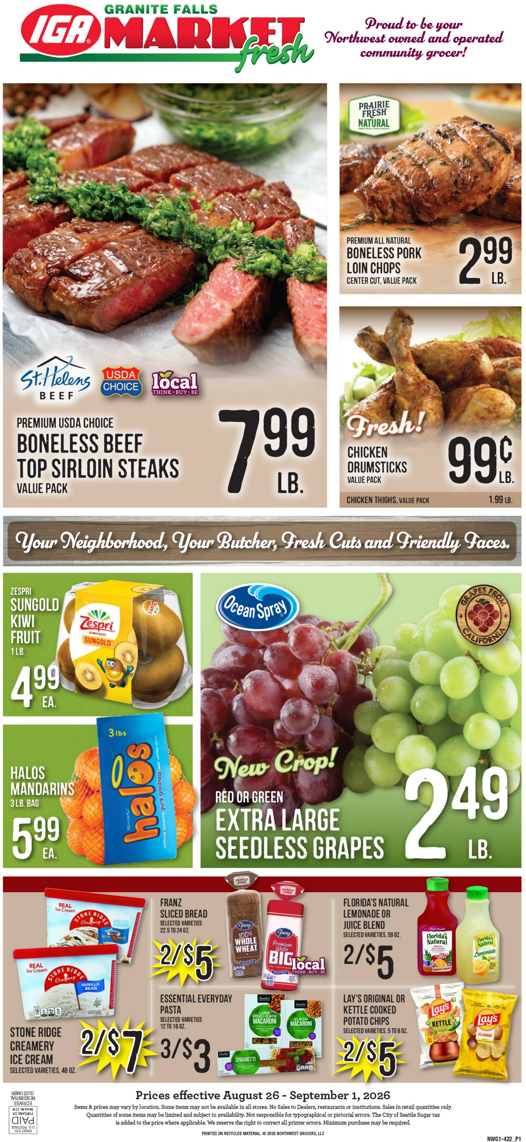 Granite Falls Market Fresh Granite Falls Market Fresh Weekly Ad - Page 1
