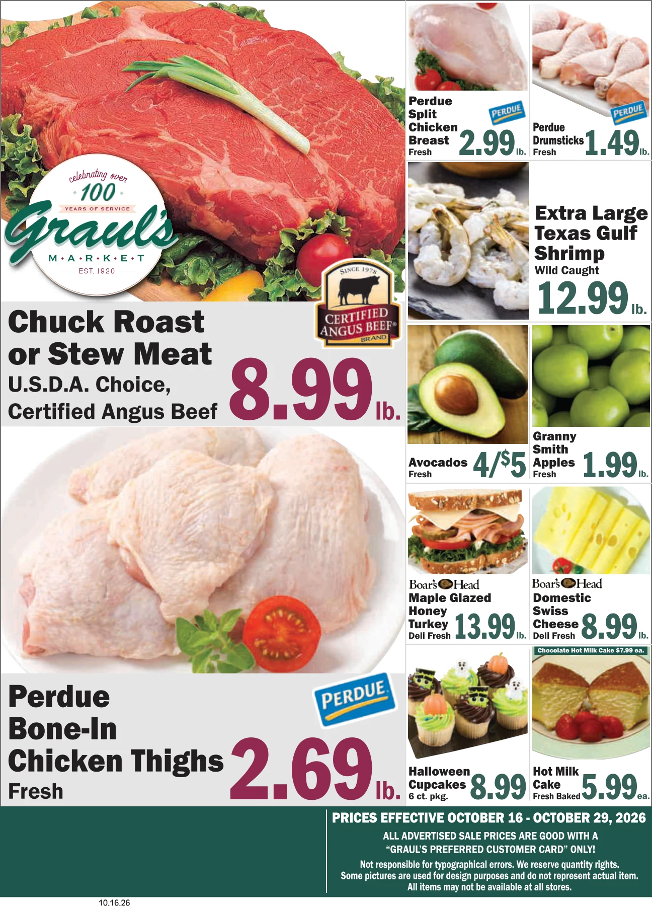 Graul's Market Hereford Weekly Sales Flyer - Page 1