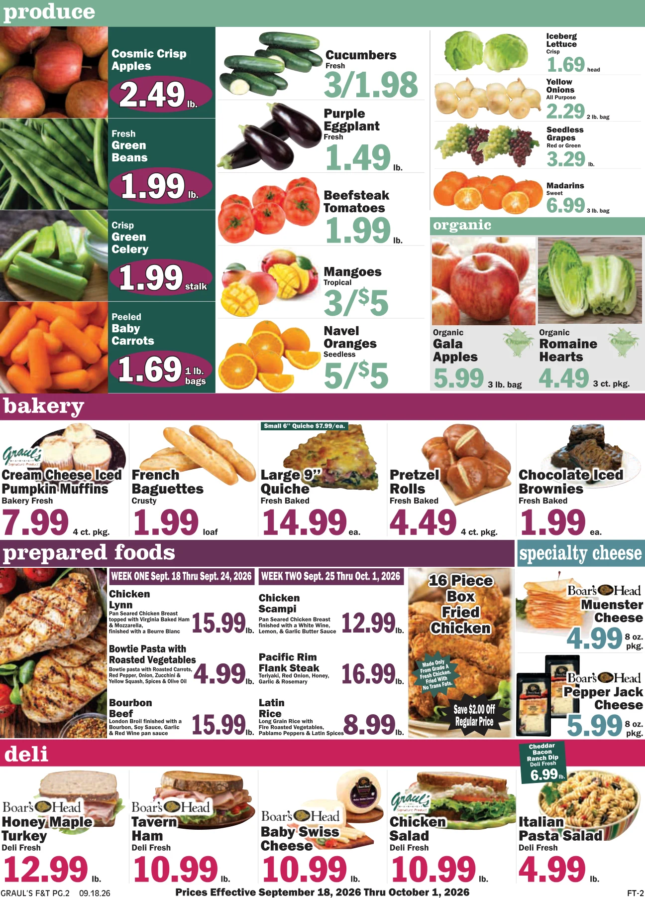 Graul's Market Hereford Weekly Sales Flyer - Page 2