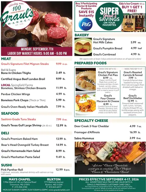 Weekly Sales Flyer