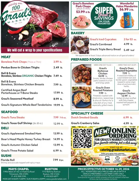 Weekly Sales Flyer