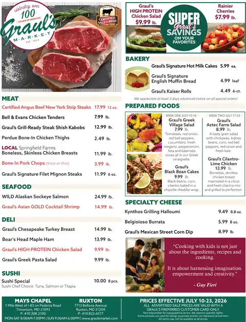 Weekly Sales Flyer