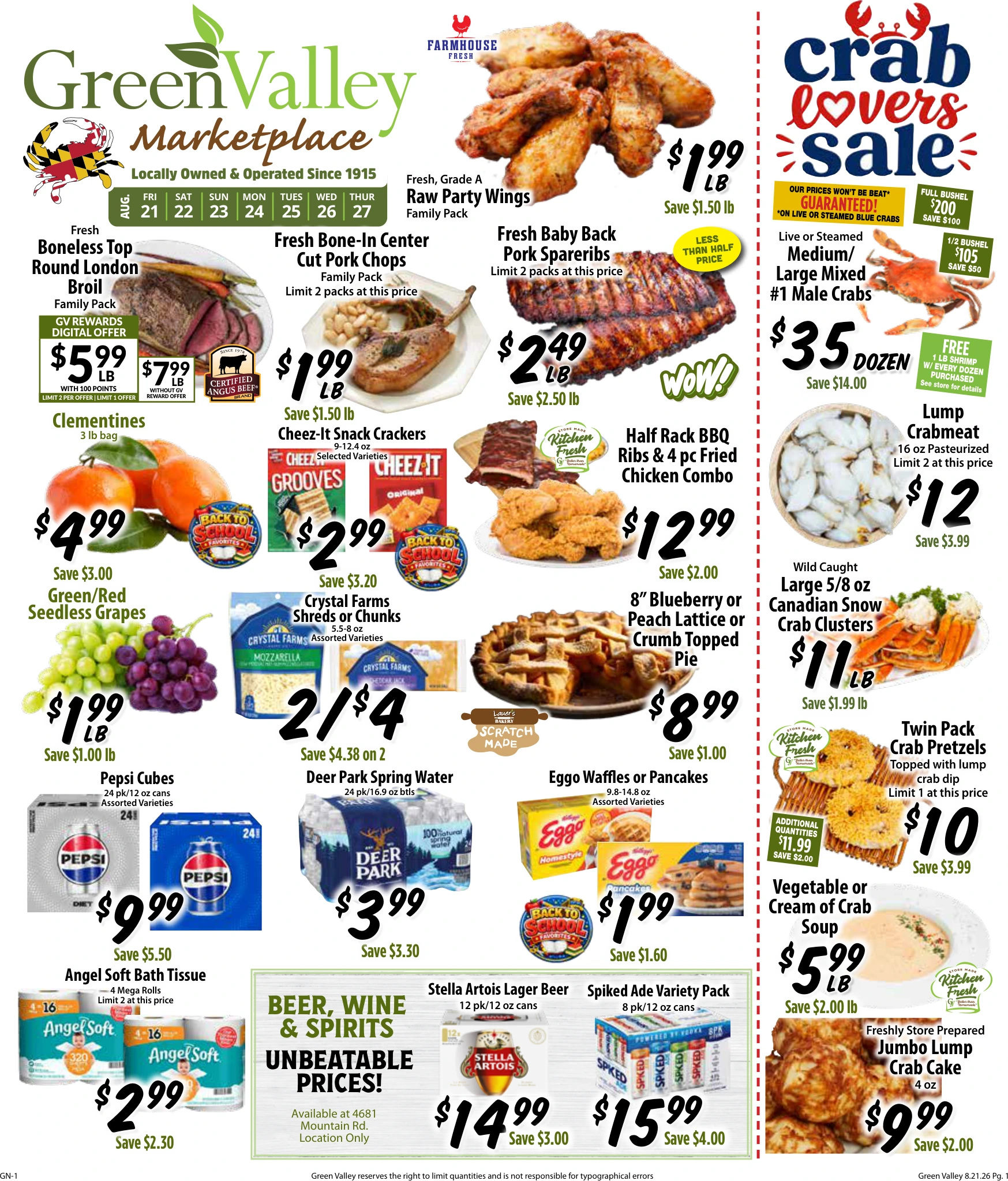 Green Valley Marketplace Green Valley Marketplace - Page 1