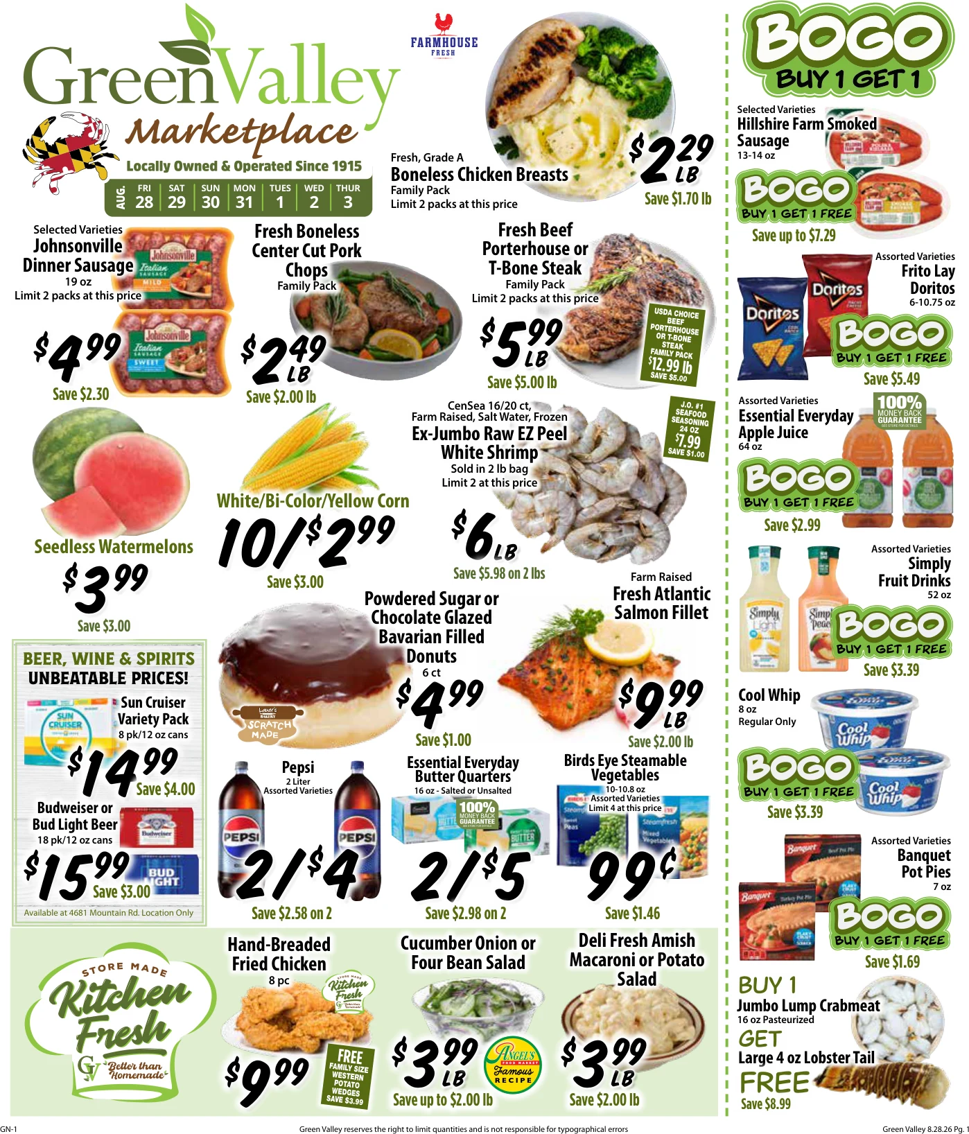 Green Valley Marketplace Green Valley Marketplace - Page 1