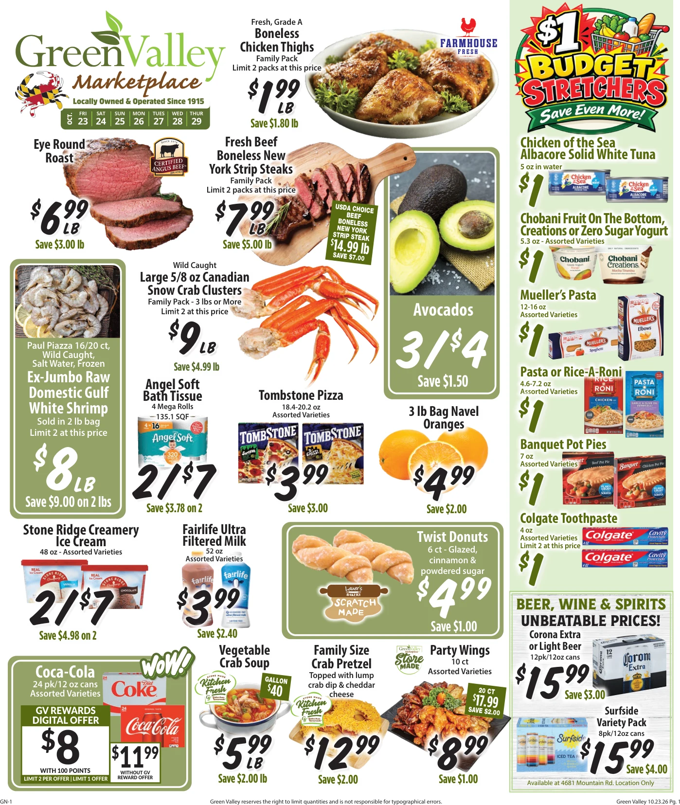 Green Valley Marketplace Green Valley Marketplace - Page 1