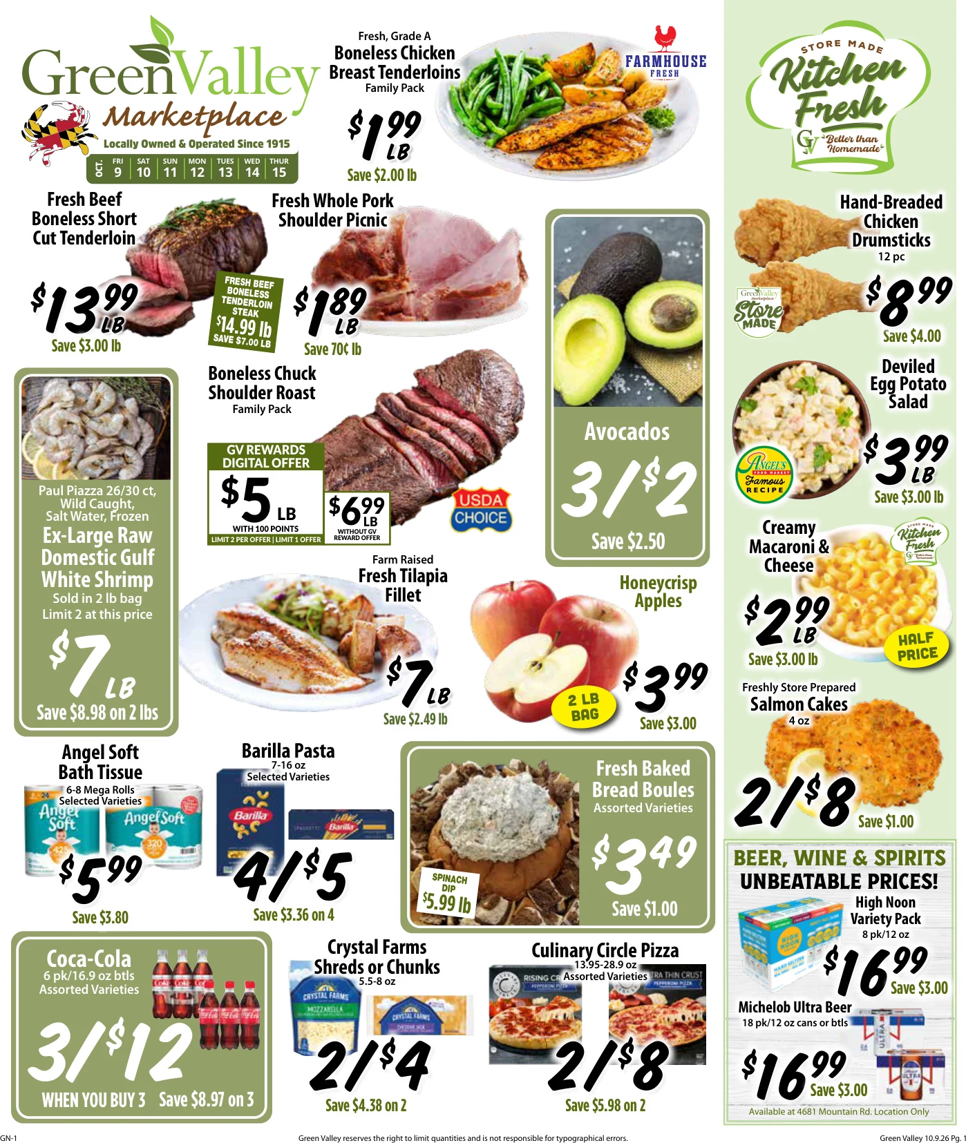 Green Valley Marketplace Green Valley Marketplace - Page 1