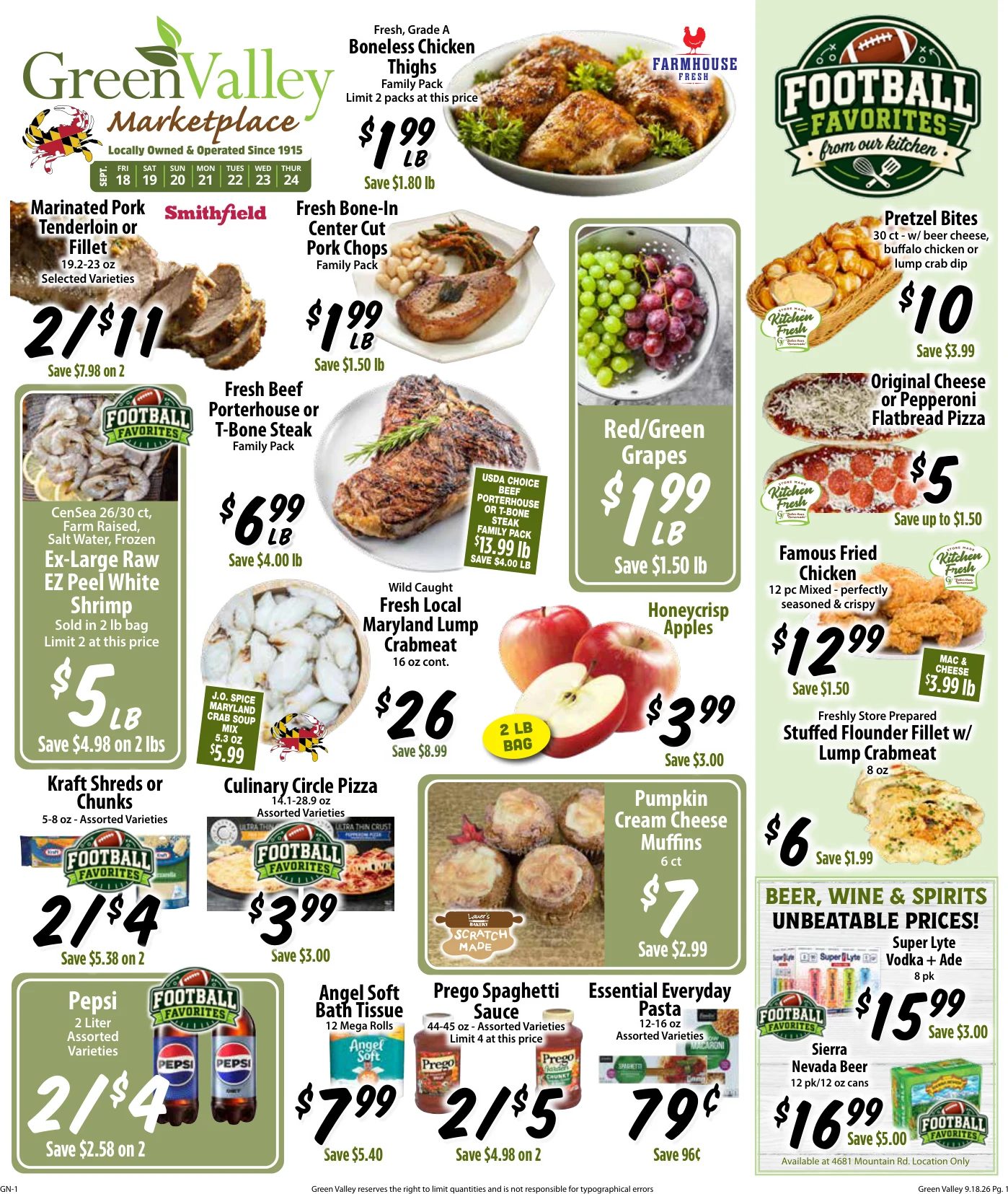 Green Valley Marketplace Green Valley Marketplace - Page 1