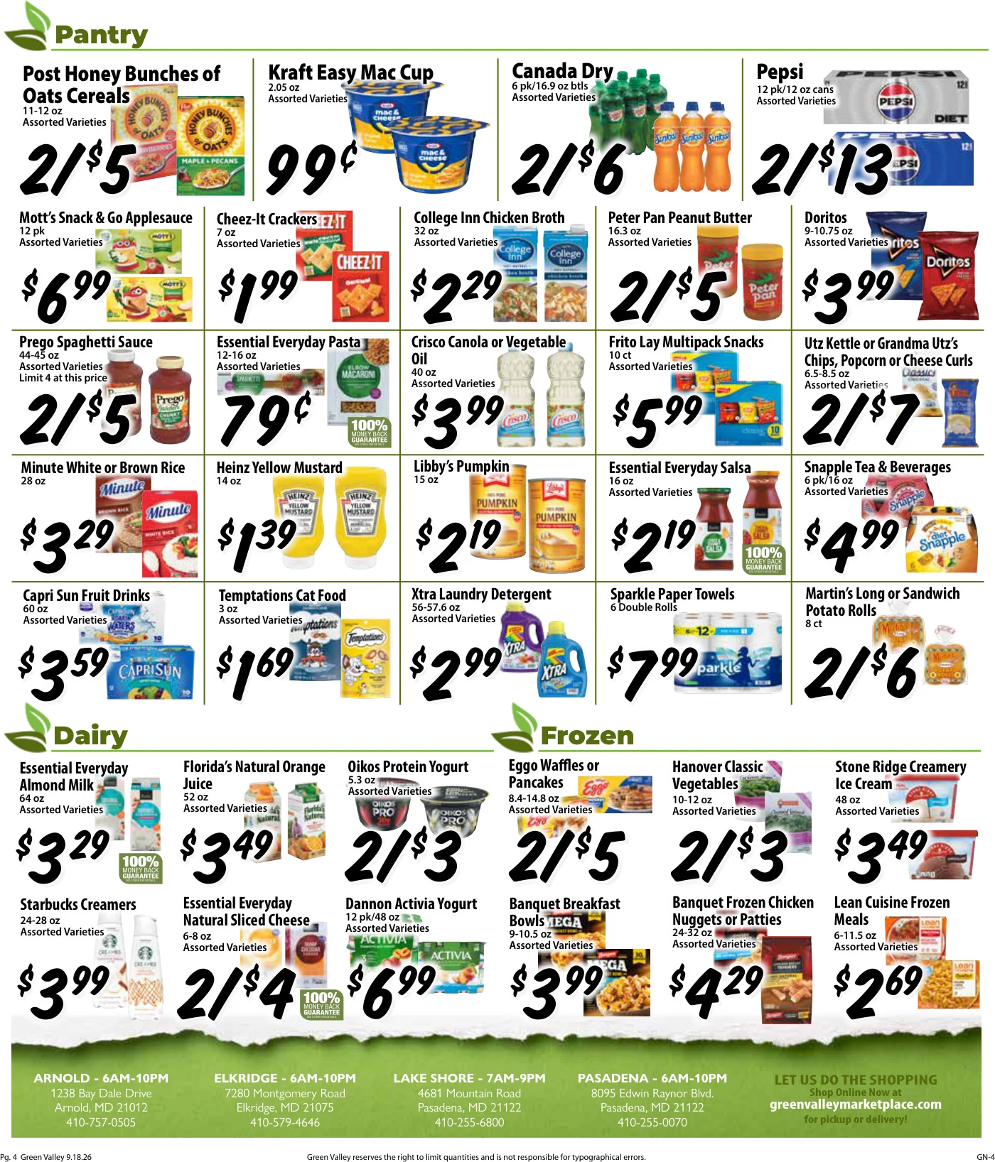 Green Valley Marketplace Green Valley Marketplace - Page 4