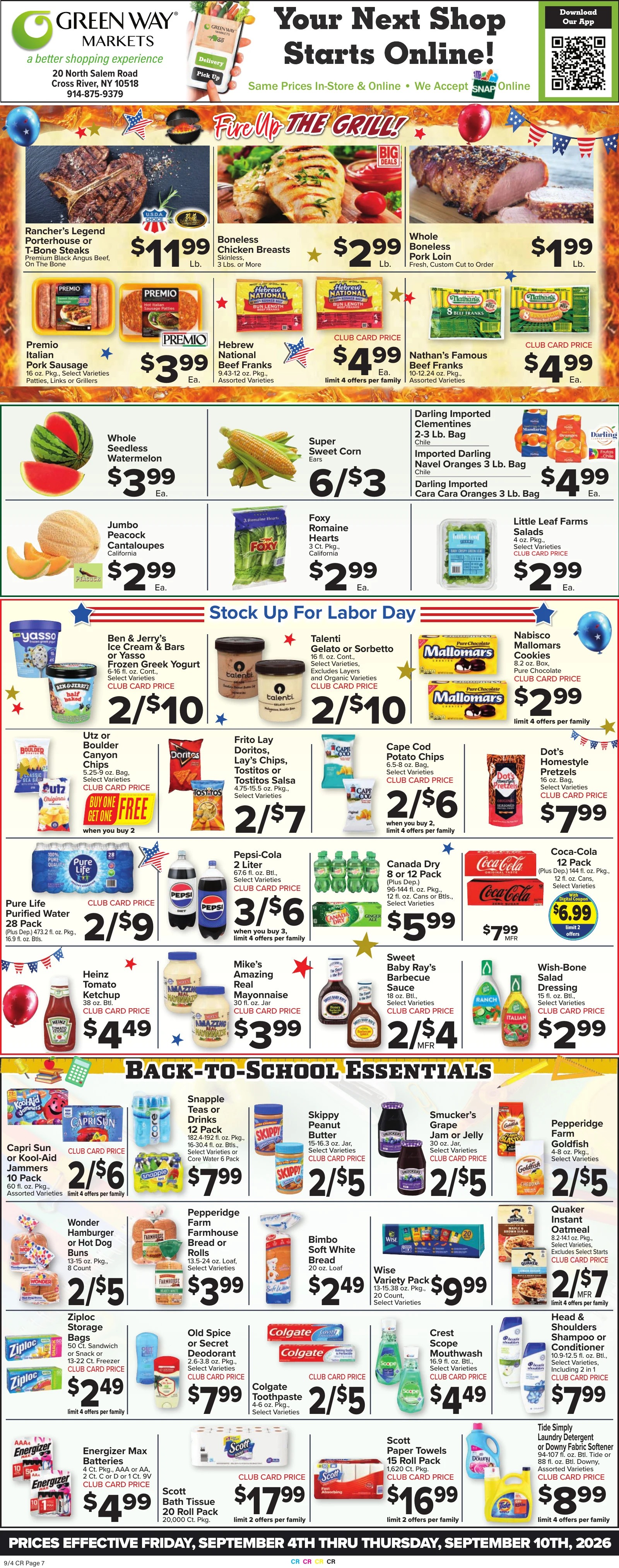 Green Way Markets Weekly Ad - Page 1