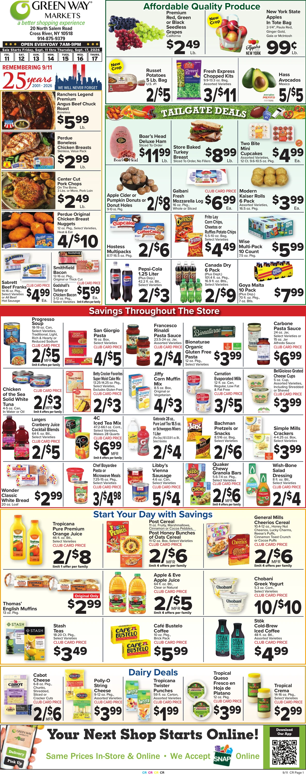 Green Way Markets Weekly Ad - Page 1