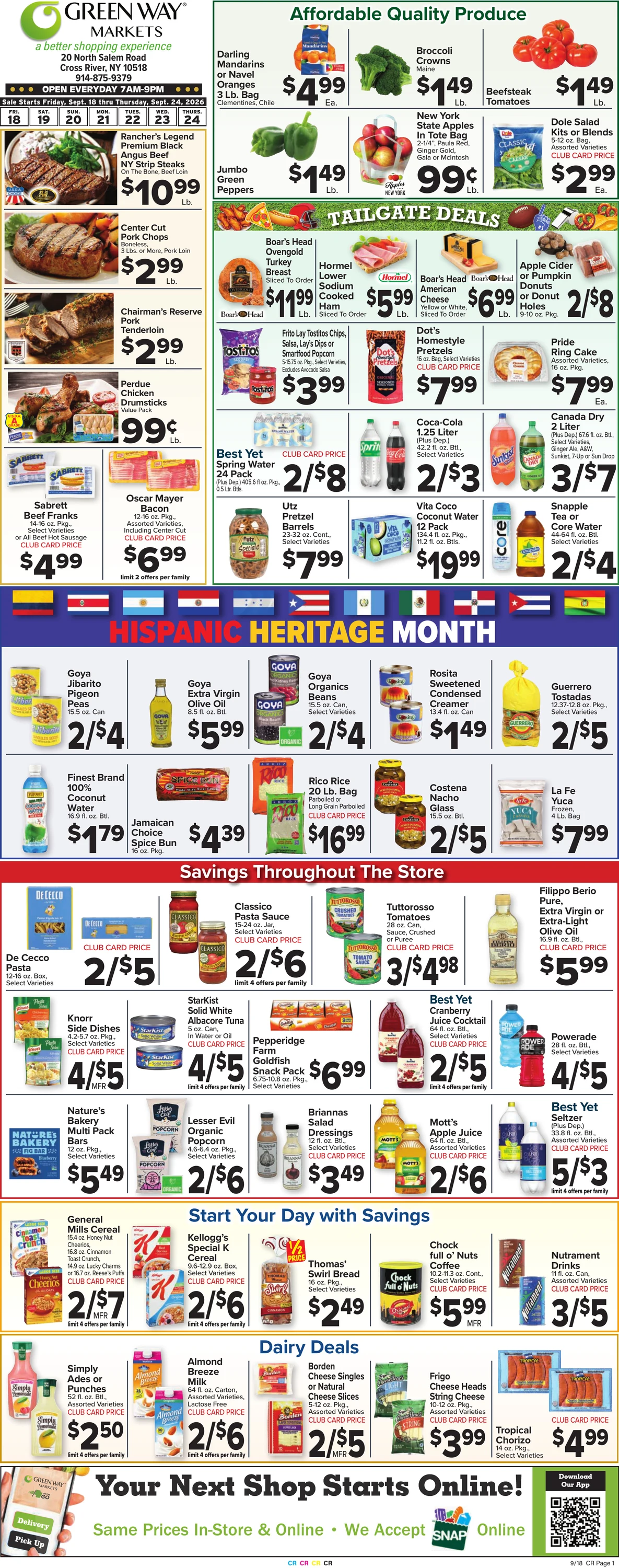 Green Way Markets Weekly Ad - Page 1