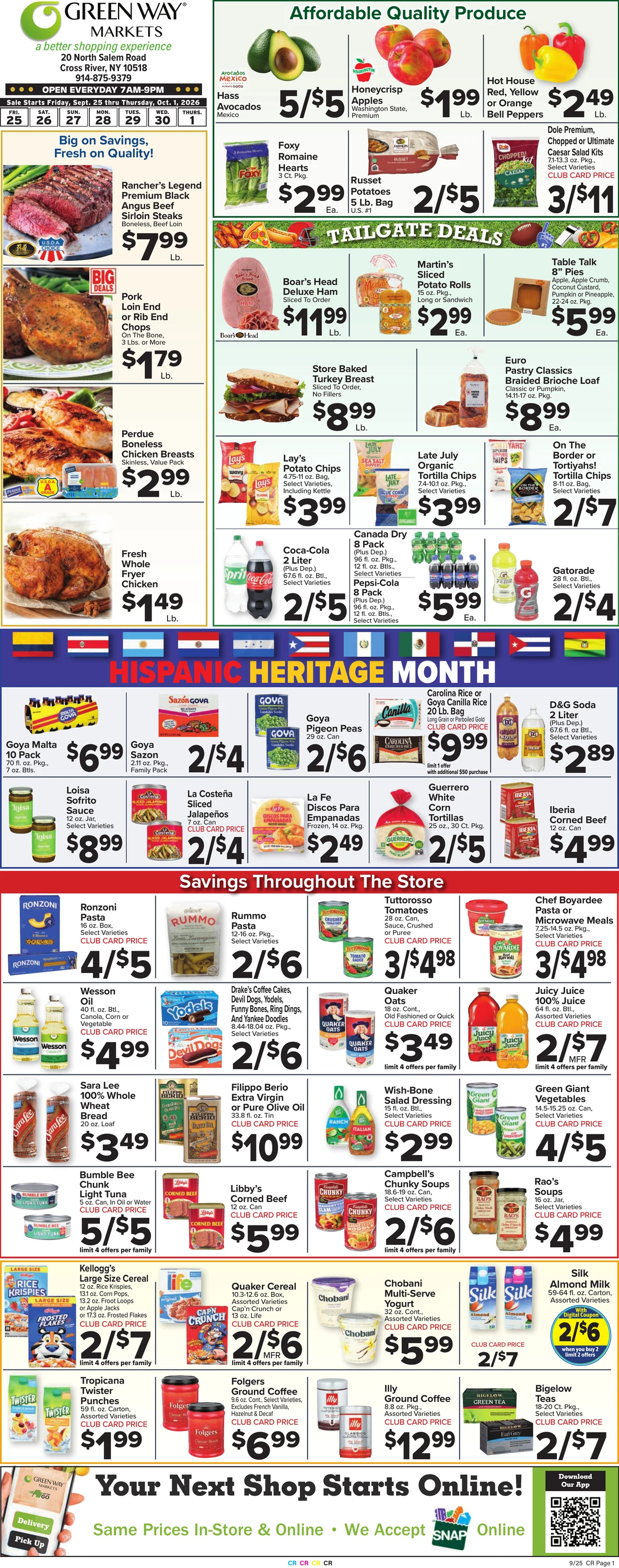 Green Way Markets Weekly Ad - Page 1