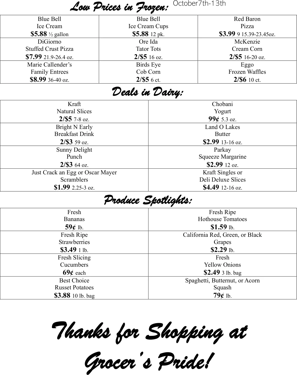Grocer's Pride Grocer's Pride - Page 3