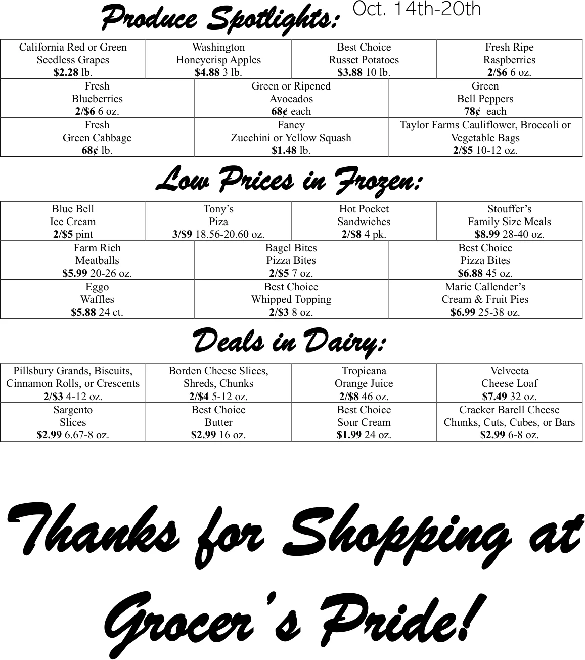 Grocer's Pride Grocer's Pride - Page 3