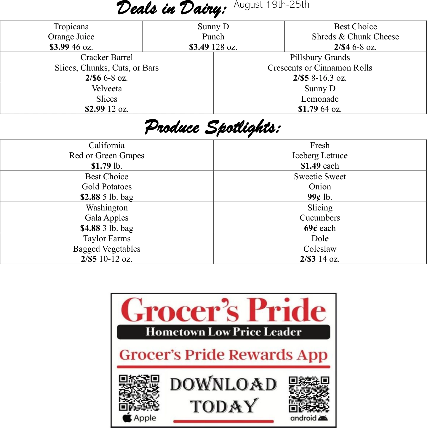 Grocer's Pride Grocer's Pride - Page 3