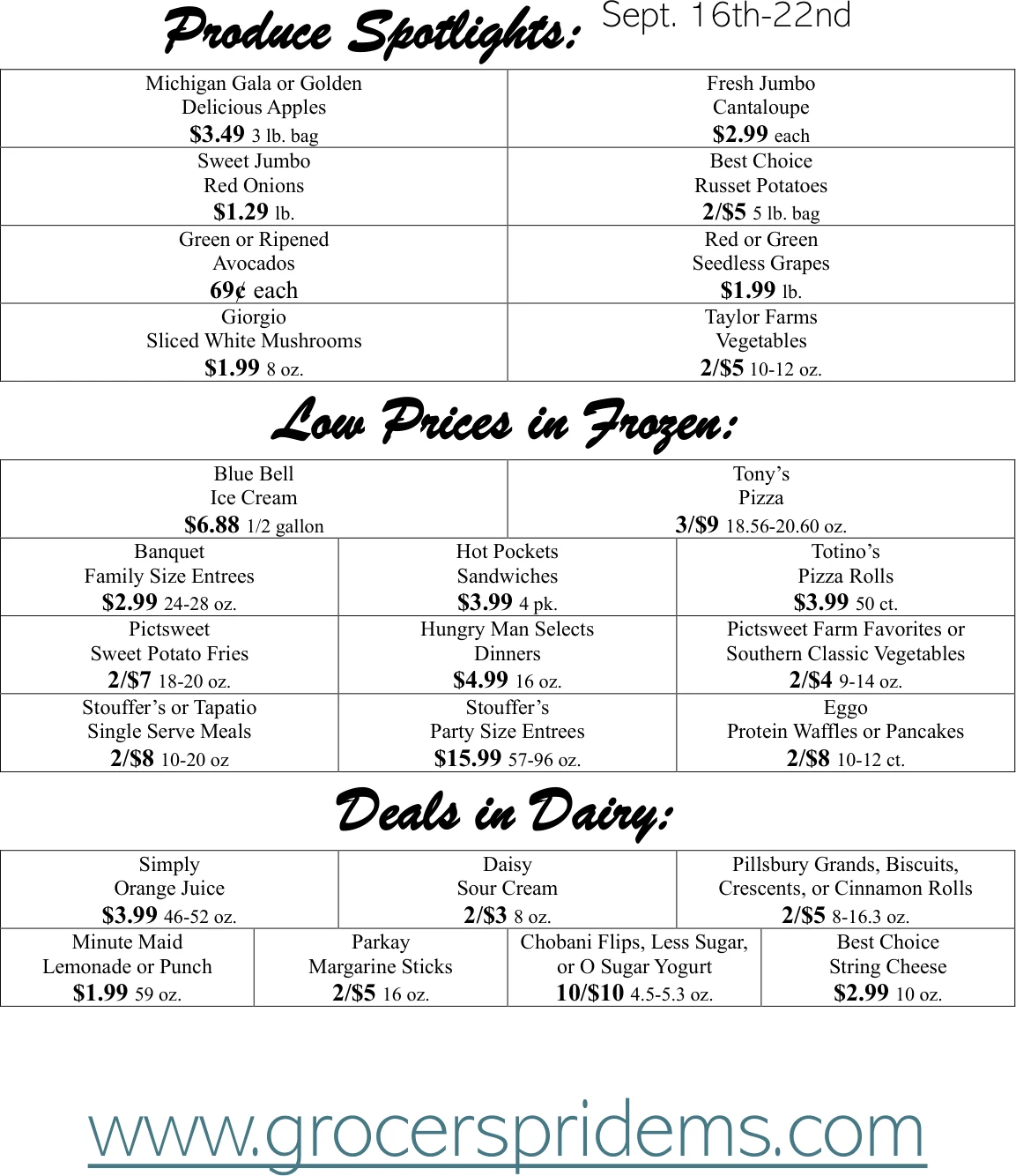 Grocer's Pride Grocer's Pride - Page 3