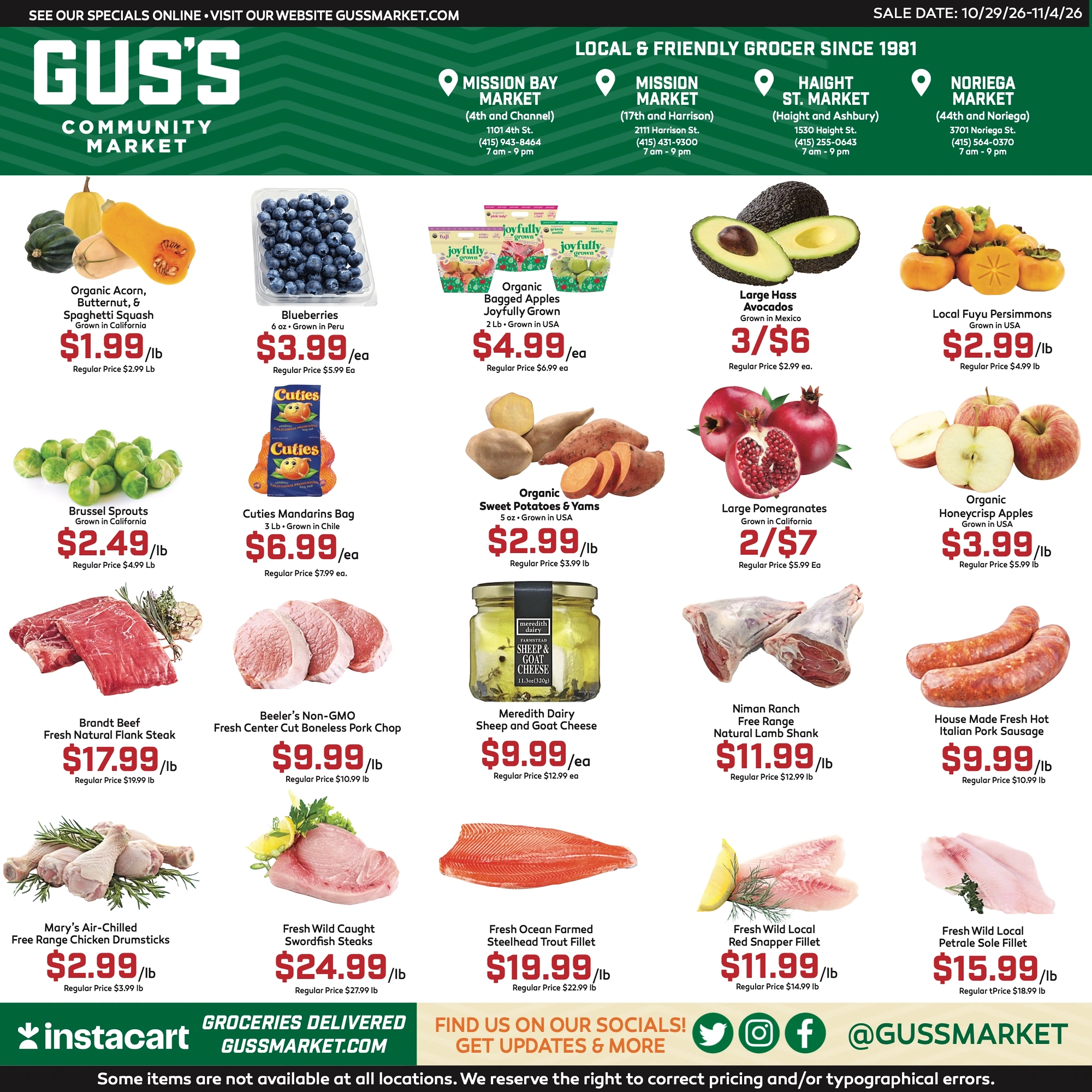 Gus's Community Market Specials - Page 1
