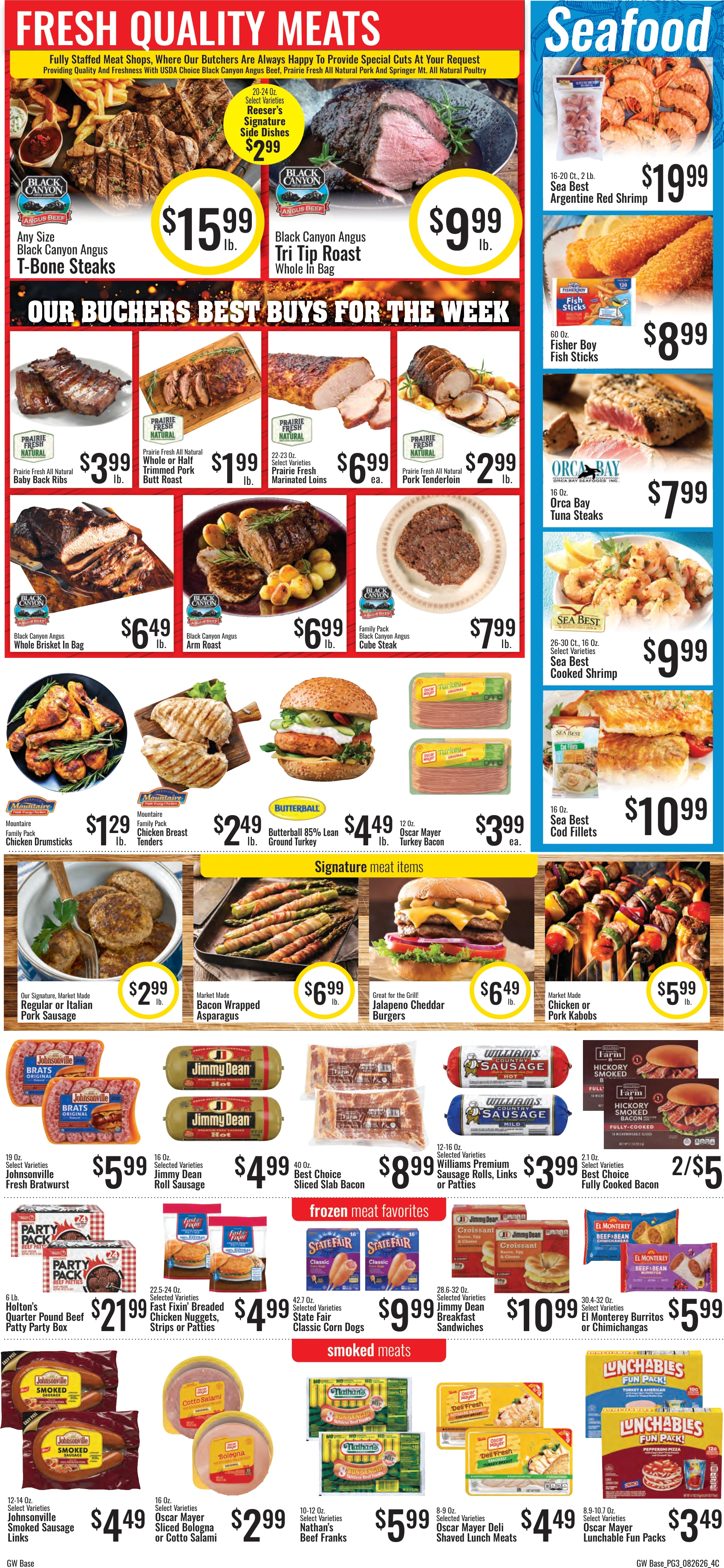 GW Foods - Hudson's Super Market Hudson’s Super Market - Harrison, AR - Weekly Ad for Aug 25th Valid thru Sep 7th, 2026 - Page 3