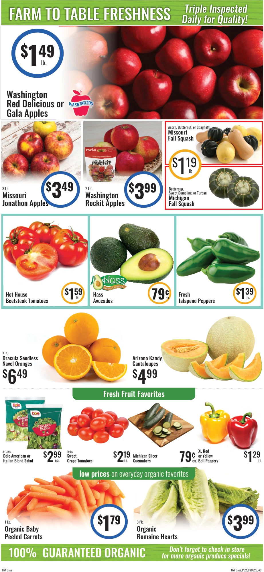 GW Foods - Hudson's Super Market Hudson’s Super Market - Harrison, AR - Weekly Ad for Sep 8th Valid thru Sep 21st, 2026 - Page 2