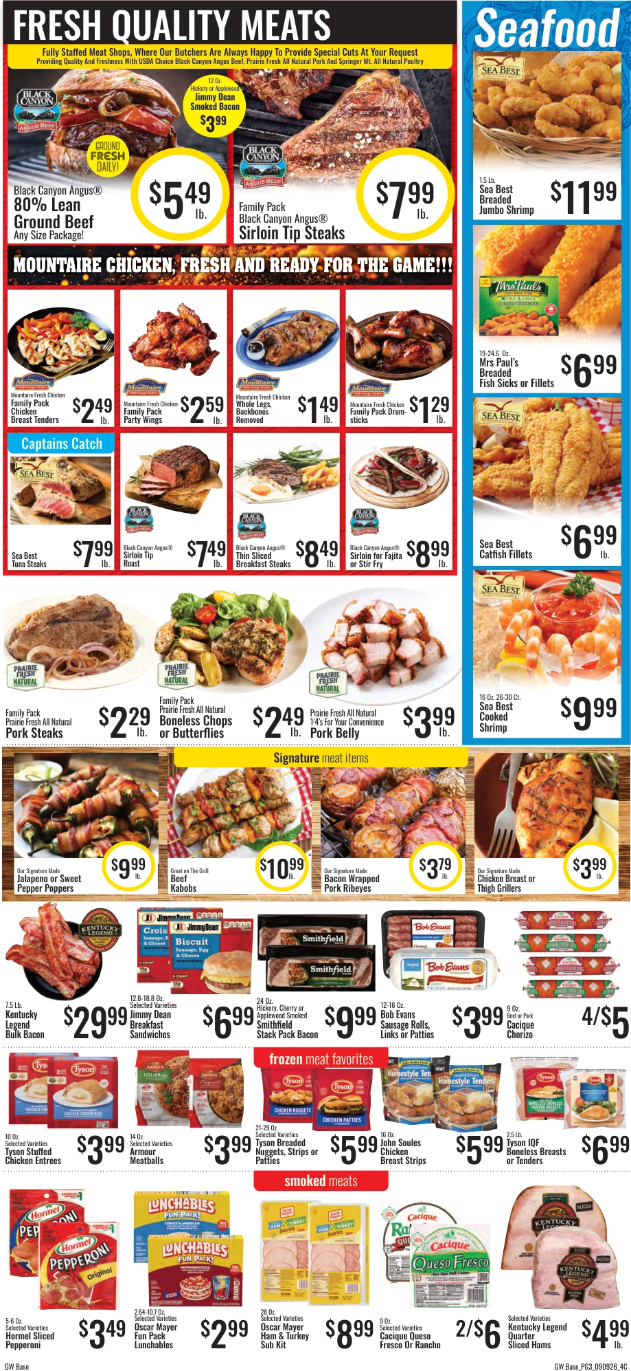 GW Foods - Hudson's Super Market Hudson’s Super Market - Harrison, AR - Weekly Ad for Sep 8th Valid thru Sep 21st, 2026 - Page 3