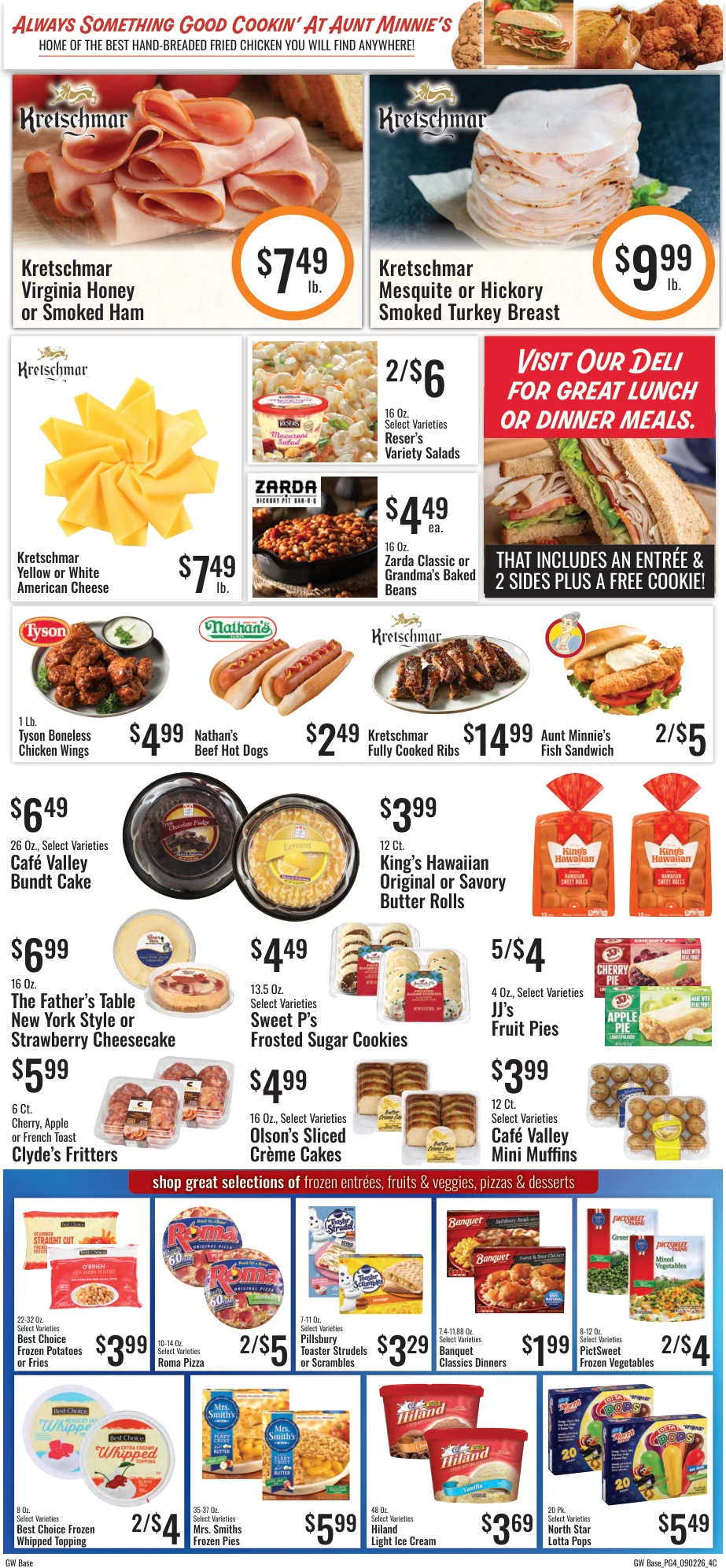 GW Foods - Hudson's Super Market Hudson’s Super Market - Harrison, AR - Weekly Ad for Sep 1st Valid thru Sep 7th, 2026 - Page 4