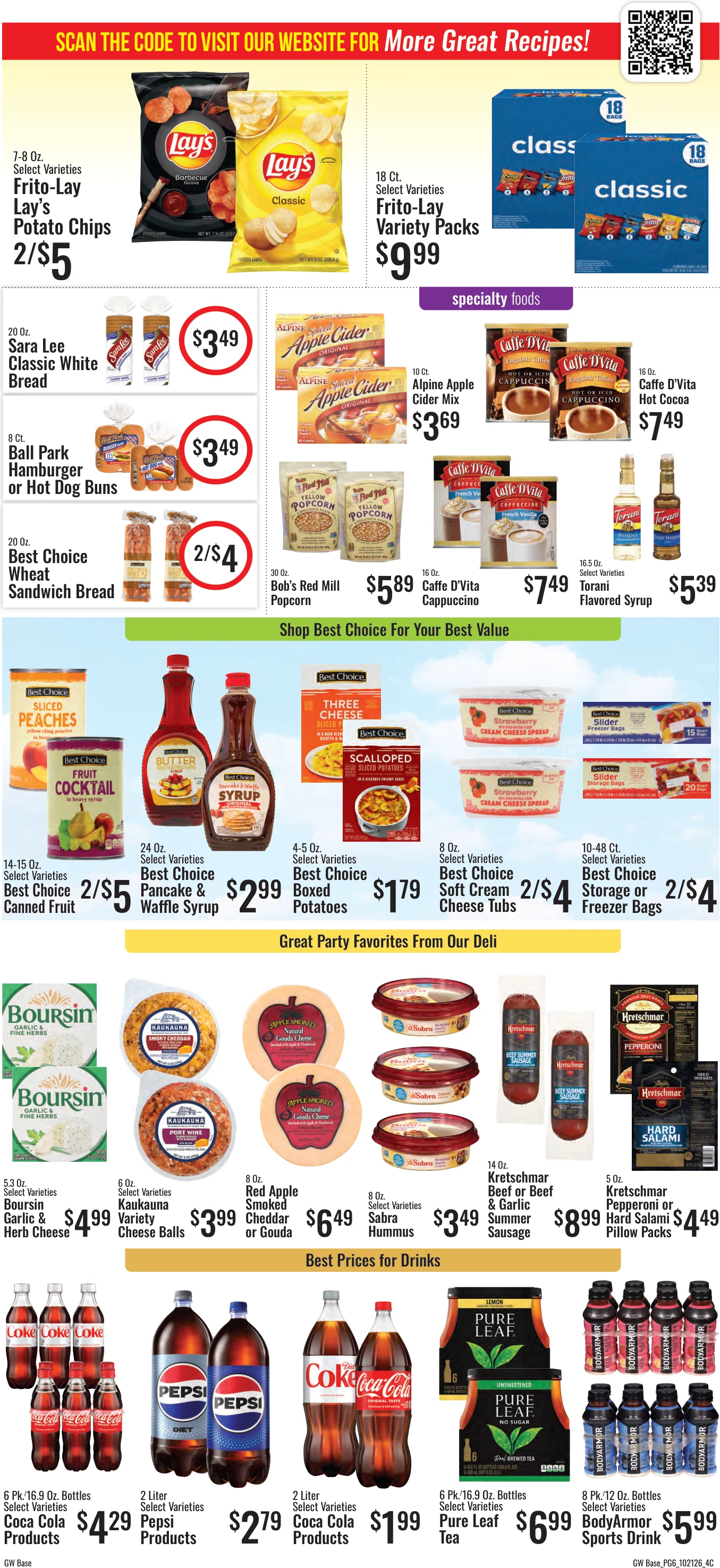 GW Foods - Hudson's Super Market Hudson’s Super Market - Harrison, AR - Weekly Ad for Oct 20th Valid thru Nov 2nd, 2026 - Page 6
