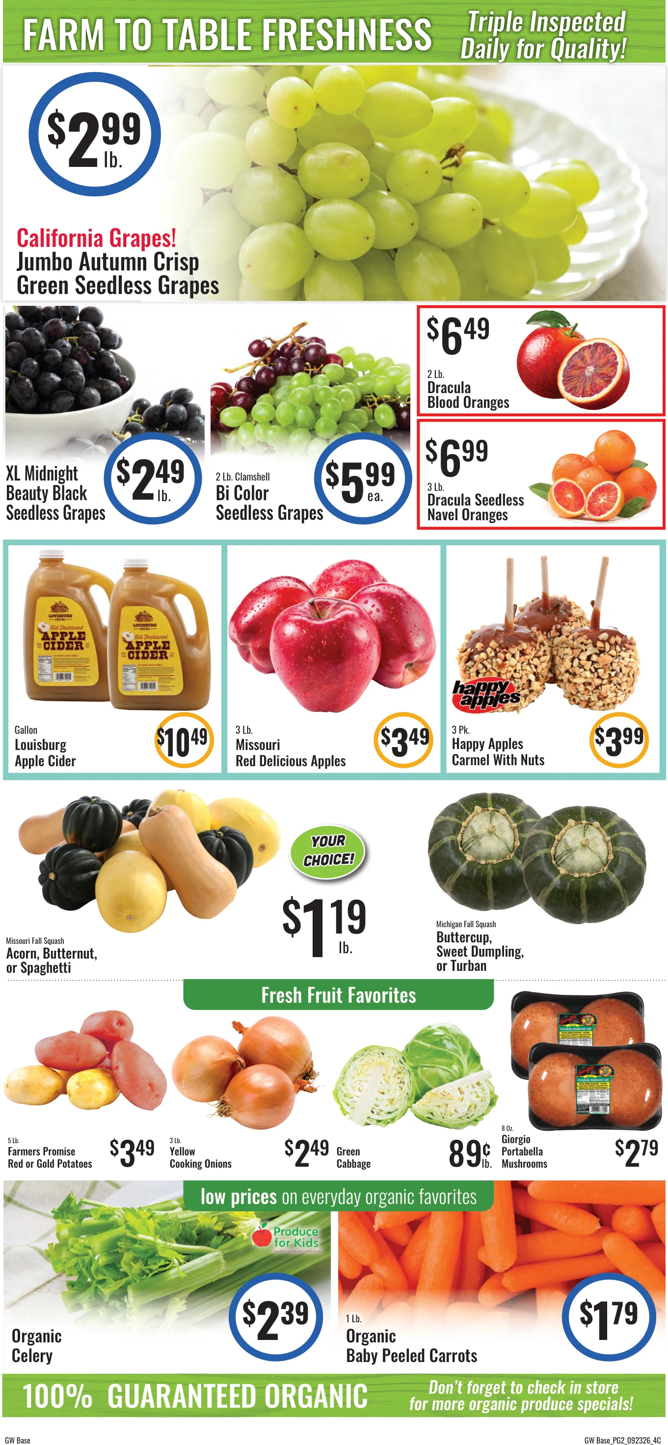 GW Foods - Sun Fest Market Sun Fest Market - Branson, MO - Weekly Ad for Sep 23rd Valid thru Oct 6th, 2026 - Page 2