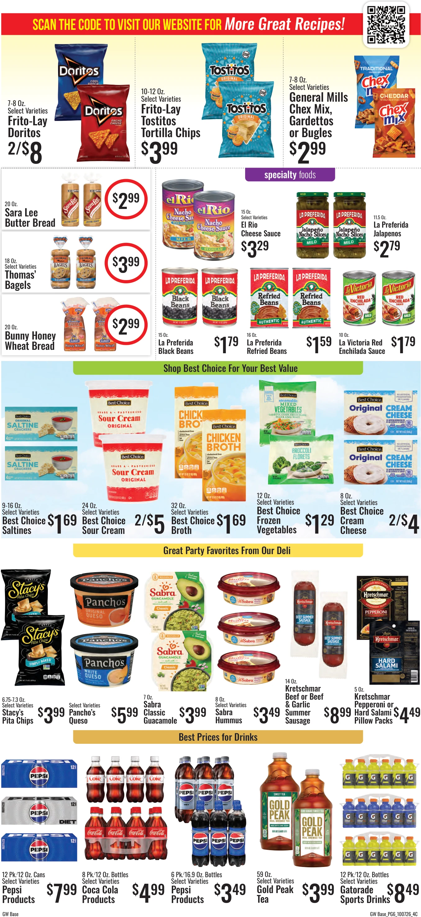 GW Foods - Sun Fest Market Sun Fest Market - Branson, MO - Weekly Ad for Oct 7th Valid thru Oct 20th, 2026 - Page 8