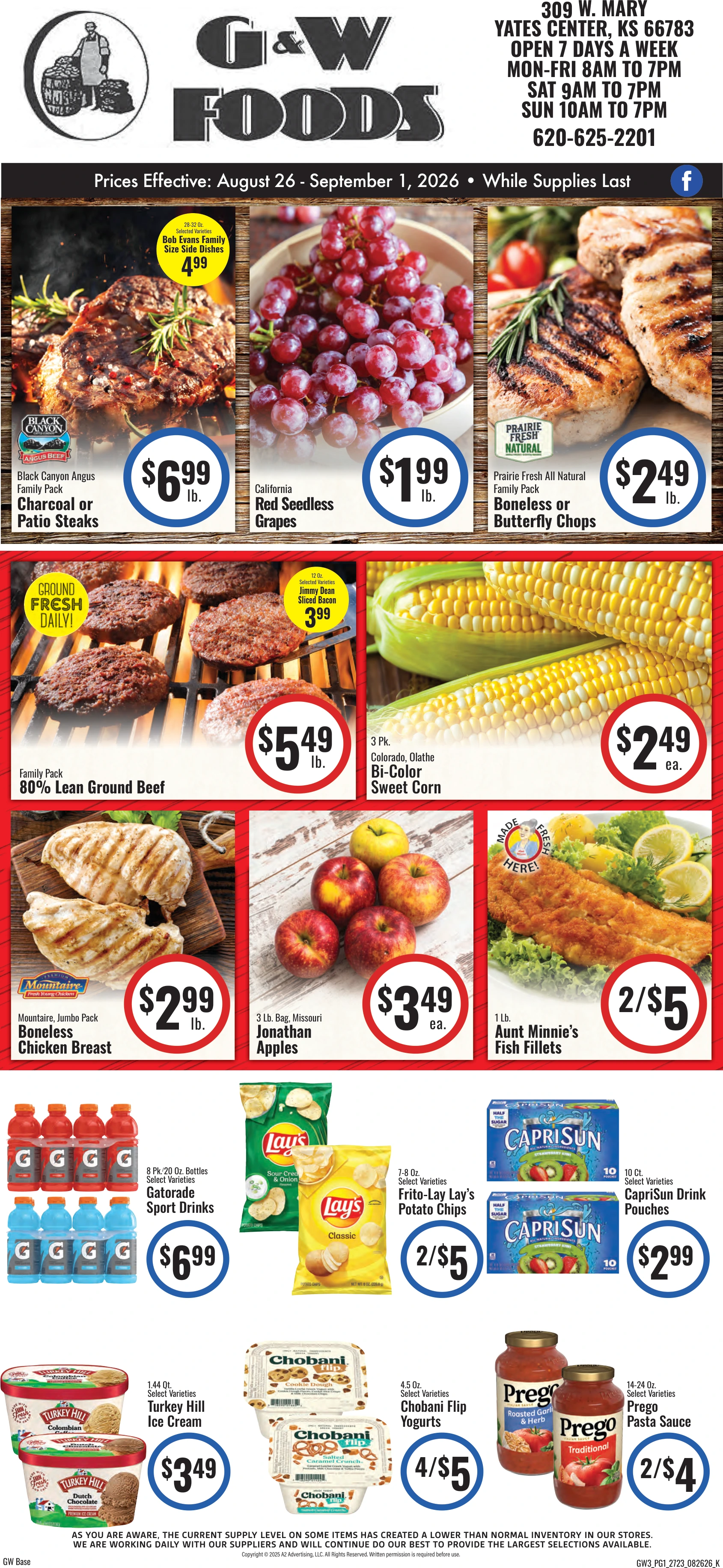 GW Foods GW Foods, Inc. - Chanute, KS - Weekly Ad for Aug 26th Valid thru Sep 8th, 2026 - Page 2