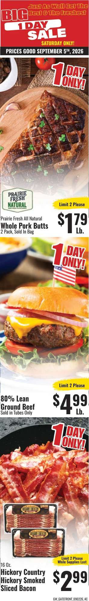 GW Foods GW Foods, Inc. - Chanute, KS - Weekly Ad for Sep 2nd Valid thru Sep 8th, 2026 - Page 7