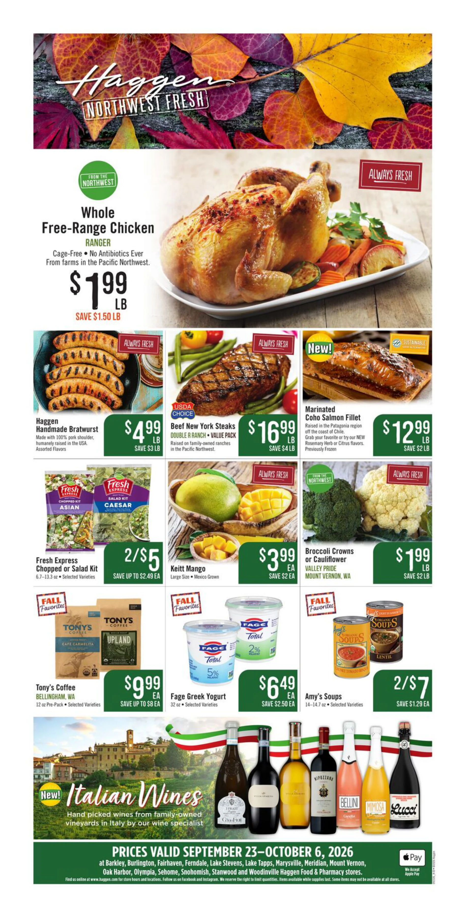 Haggen Food & Pharmacy Weekly Flyer - Page 1