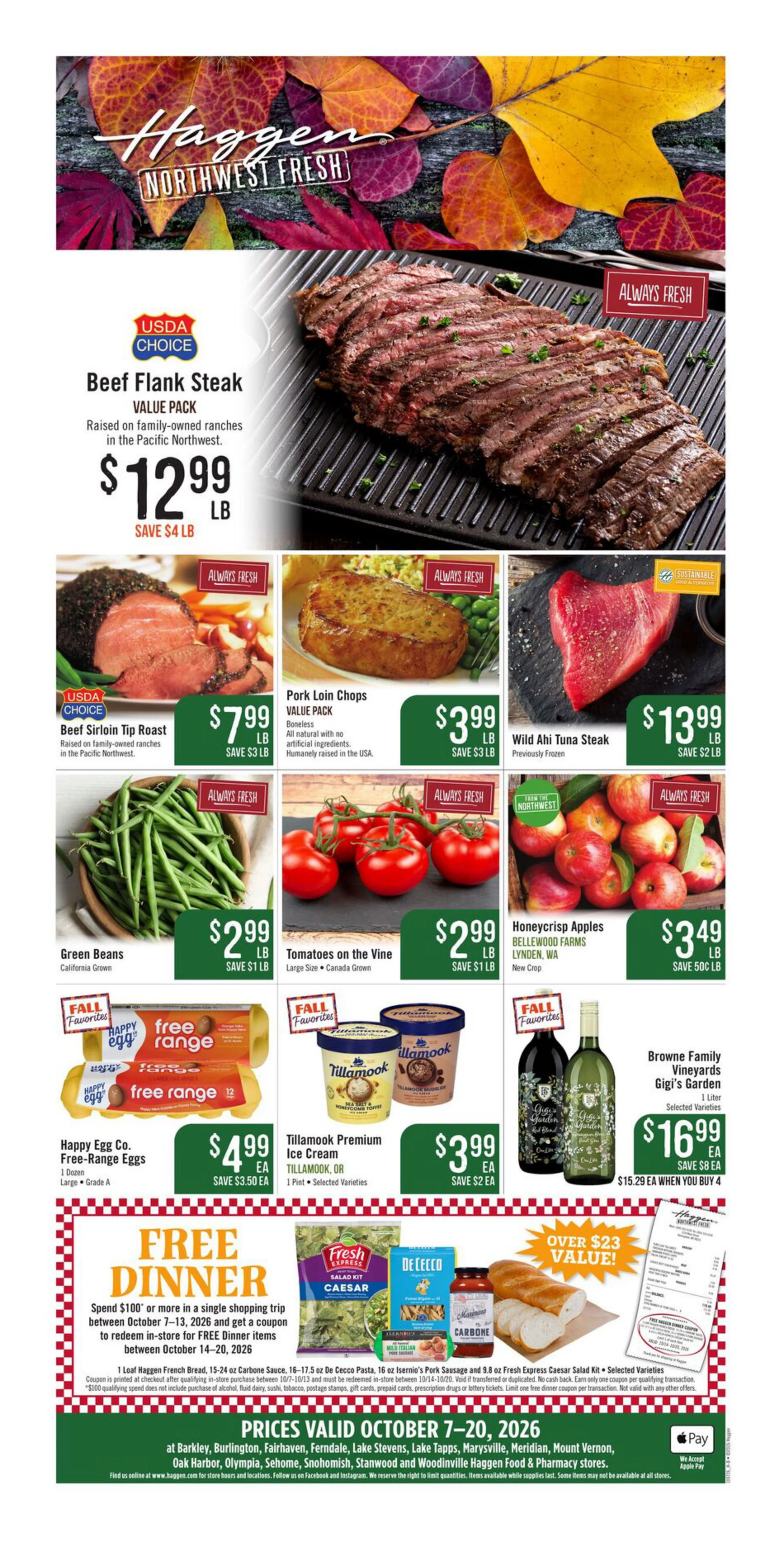 Haggen Food & Pharmacy Weekly Flyer - Page 1