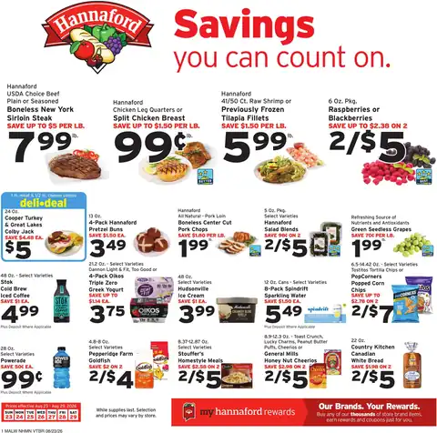 Hannaford Week 35 Flyer