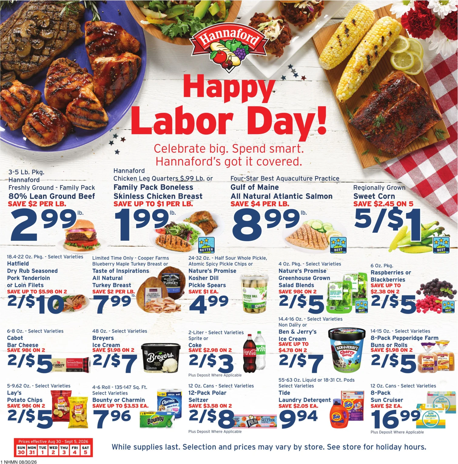 Hannaford Hannaford Week 36 Flyer - Page 1