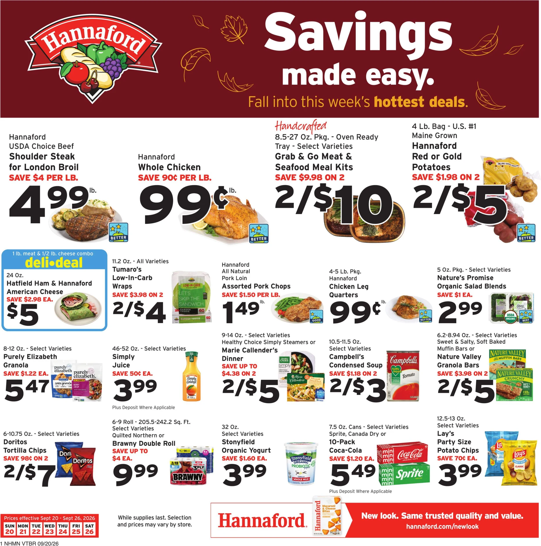 Hannaford Hannaford Week 39 Flyer - Page 1